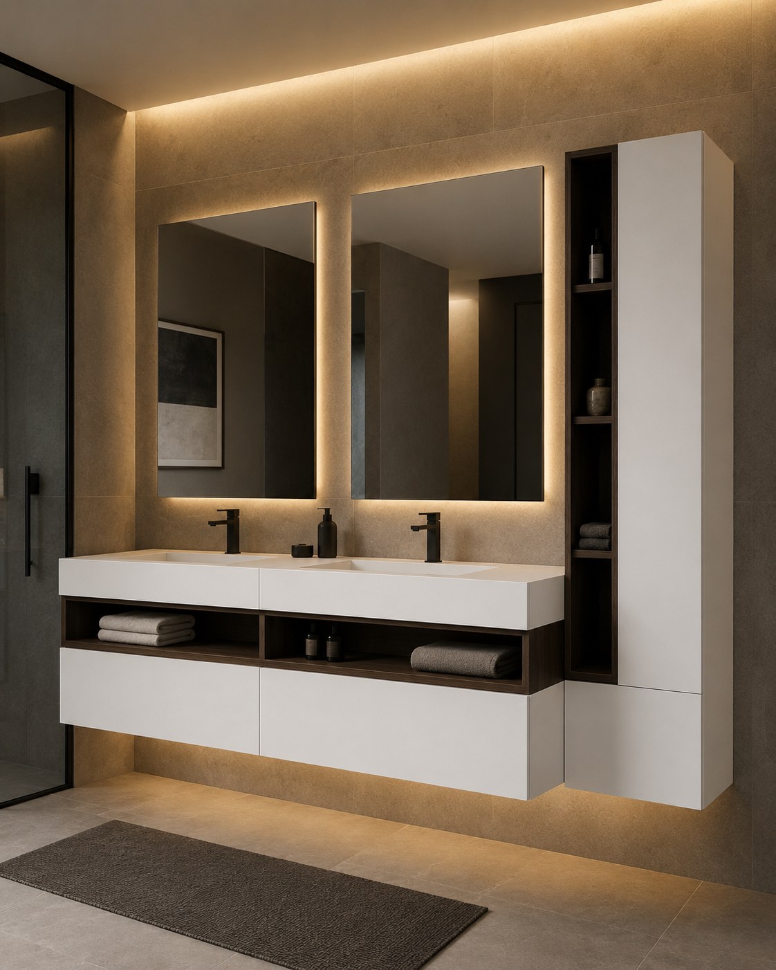 Double Hotel Vanity